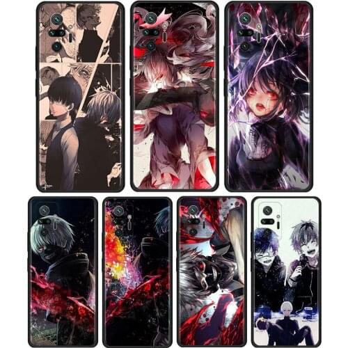 Anime Tokyo Ghouls Cover For Xiaomi Redmi Note 9S 9 8 9T 7 8T 10 Pro Max 5G TPU Cell Phone Case Black Soft Shell Coque Capa
