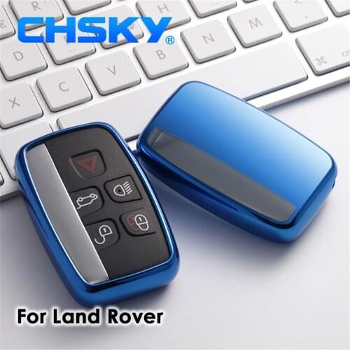 CHSKY Car Styling TPU Car Key Case For Land Rover Range Rover SPORT Freelander 2 DISCOVERY 4 Evoque Car Accessories Key Cover
