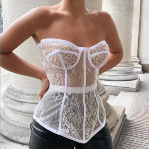 GLANE Women's Transparent Shirts