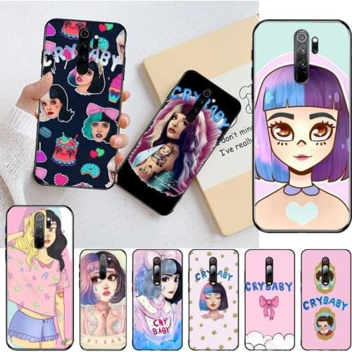 HPCHCJHM Melanie Martinez Crybaby Black Soft Shell Phone Case Capa for Redmi Note 8 8A 8T 7 6 6A 5 5A 4 4X 4A Go Pro