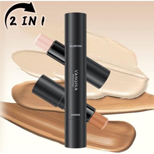 Makeup Highlights Double Head Light Shadow Nose Shadow Concealer Bronze Facial Contour Concealer Pen Highlight Stick