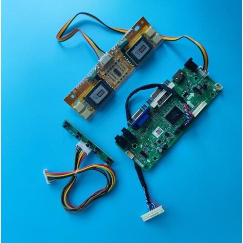 Kit for LTM170EH-L01/L02/L03/L05 LVDS 4 lamps 1280X1024 17" Controller board 30pin Monitor Screen DIY M.NT68676 DVI VGA