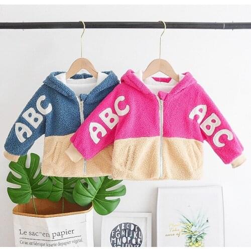 Fashion Baby girls Boys Jackets Autumn Winter Kids Warm Thick Parkas Jacket Children Outerwear toddler Coat Boys Girls Clothes