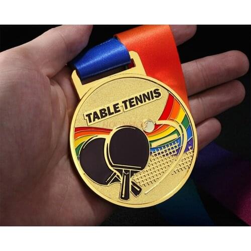 Medals children Table Tennis Medal Childrens Gold Medal Championship Medal Football Badminton Memorial 2020