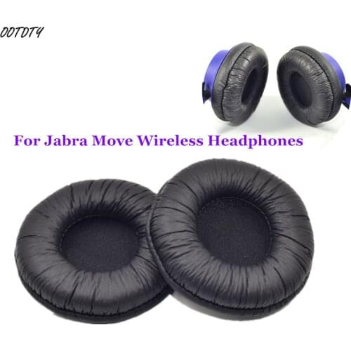 OOTDTY 1Pair Replacement Soft Memory Foam Ear Pads Cushion Leather Earpads for Jabra Move Wireless Headphones Cover