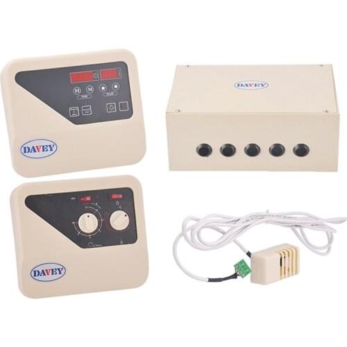 Sauna stove digital display external controller timing with light temperature dry steaming temperature control knob controller