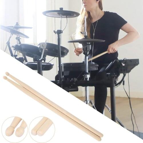 Professional Drum Sticks Water Drop Cone Head 5A/7A Maple Wood Drumsticks Musical Instruments Drum Sticks One Pair