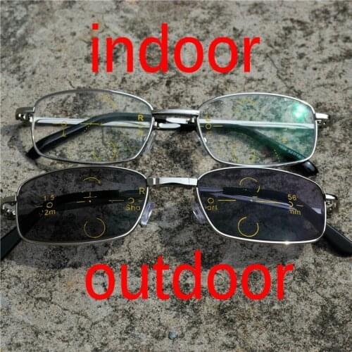 Progressive Multifocal glasses Transition Sunglasses Photochromic Reading Glasses Men Folding reading glasses Diopter NX