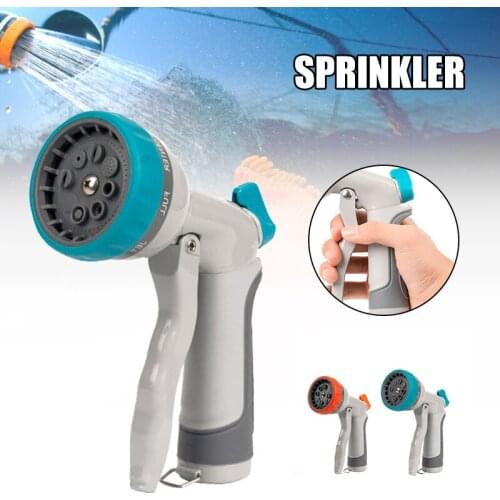 Garden Hose Nozzle Heavy Duty High Pressure Lawn Water Sprayer with 7 Adjustable Spray Modes & Flow Control & Lock ALI88