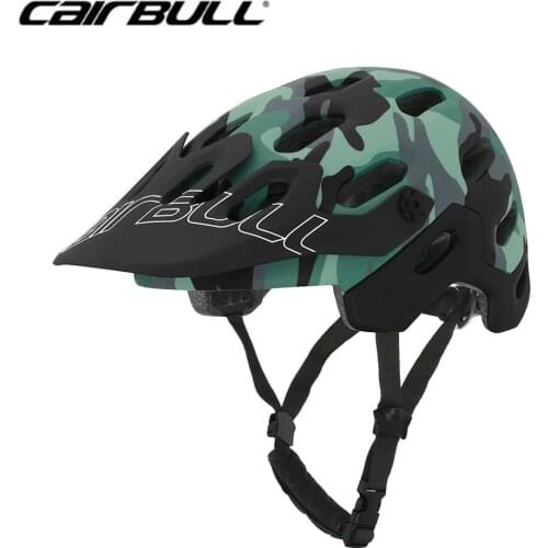 CAIRBULL SUPERCROSS MTB Road Cycling Helmet Ultralight Breathable Bike Riding Helmet Head Adjustable Visor Helmet Safety Casque