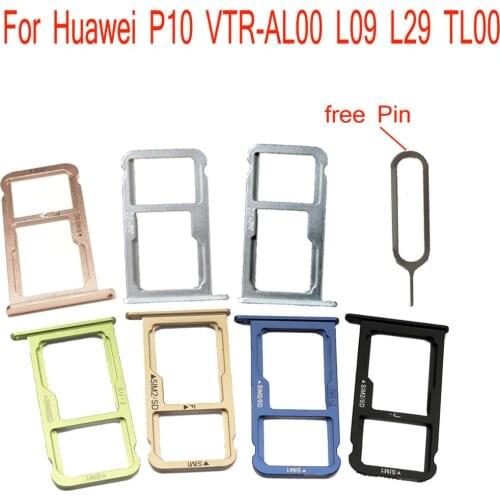 Shyueda For Huawei P10 VTR-AL00 VTR-L09 VTR-L29 VTR-TL00 100% Orig New SIM Card Tray Slot With Pin