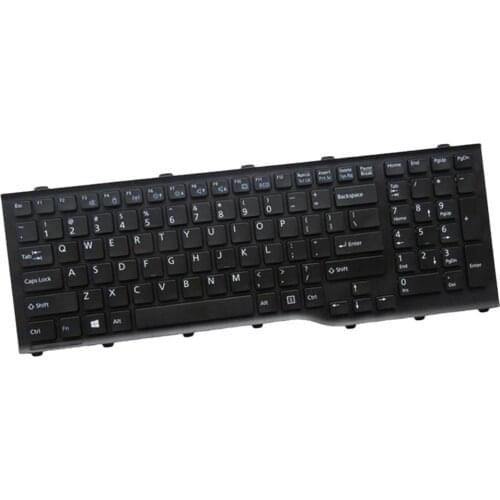 US English Layout Replacement Laptop Keyboard for FUJITSU Lifebook AH532 A532 N532 NH532 PN:MP-11L63US-D85 High Quality