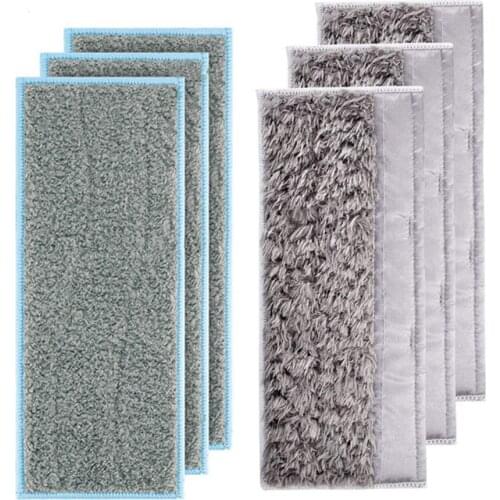 6 Pack Washable Wet Mopping Pads Replacement Compatible for IRobot Braava Jet M6