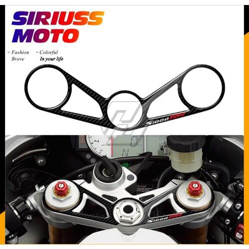 3D Carbon-look Upper Triple Yoke Defender Case for BMW S1000RR 2010-2011