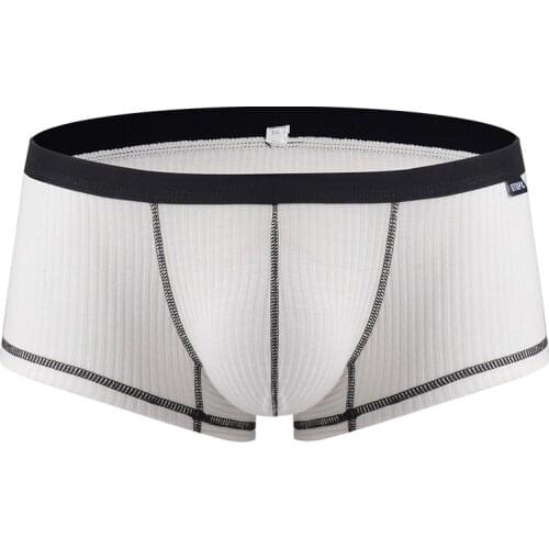 2021 Brand New Fashion Underwear Men Boxers Sexy Mens Soft Breathable Male Comfortable Panties Underpants Boxer shorts Homme