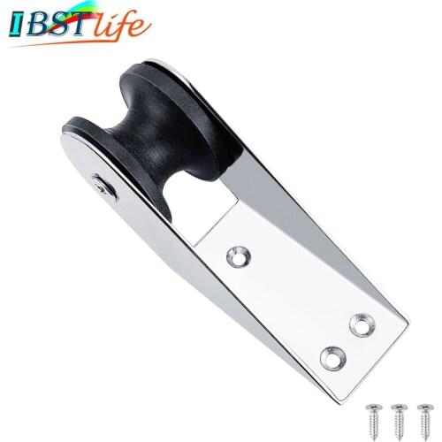 Stainless Steel 316 Heavy Duty Bow Anchor Roller Fixed Anchor Fairlead Marine Boat Docking Nylon Roller Chock Accessories