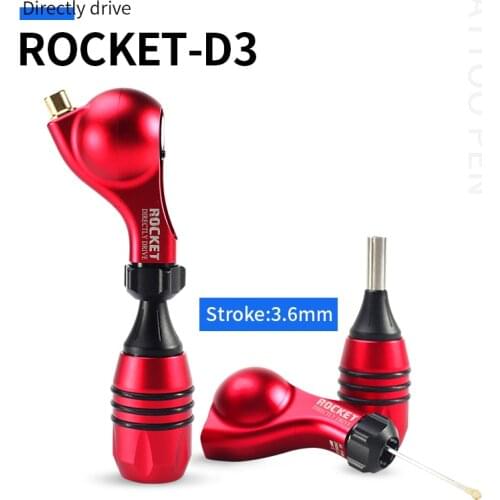 Rotary Tattoo Machine Pen Strong Power Directly Drive Motor Grip Professional Aluminum Alloy Tattooed Gun For Liner And Shading
