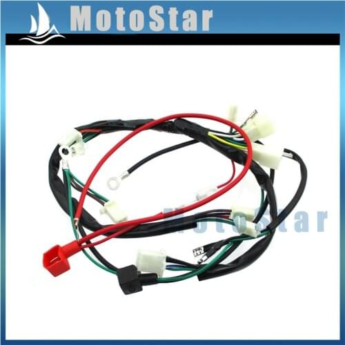 Wiring Harness Loom For Zongshen 190cc Electric Start Engine Pit Dirt Bike Motorcycle