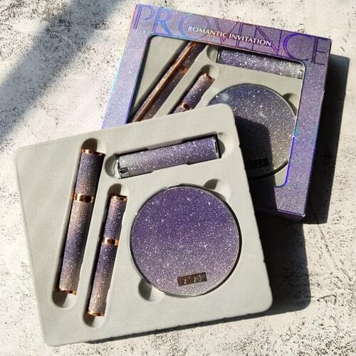 1 Set Cosmetics Makeup Set Lipstick Eye Shadow Mascara Full Set Of Beginner Set Gifts TSLM1