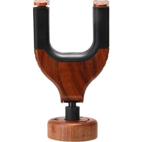 1 pc High Quality Guitar Wall Mount Auto Lock Guitar Wall Hanger Hard Wood Base in Guitar Shape Guitar Hook