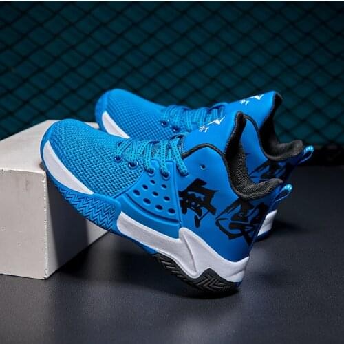 Boys Brand Basketball Shoes Kids Sneakers Thick Sole Non-slip Children Sports Shoes Child Boy Basket Trainer Shoes Girls 2021