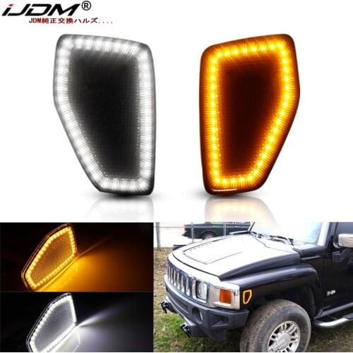 IJDM Side Marker Light For 2005/2006-2010 Hummer H3 All Models For 2009-2010 Hummer H3T All Models Turn Signals/Driving Lights