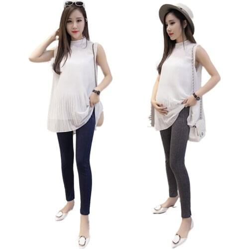 Pregnant Womens Abdominal Pants Cotton Maternity Pants Maternity Pants Sports Pants High Waist Maternity Pants