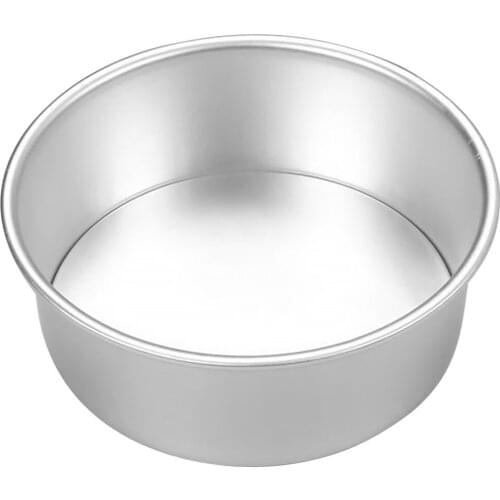 Cheese Cake Mold Round Pan Aluminium Alloy Reusable Removable Bottom Non-stick Mousse Baking Mould 4/6/8/10 Inches