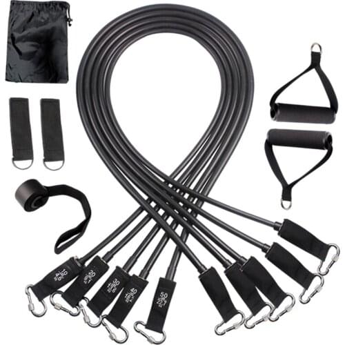 Resistance Bands 150lbs Heavy 11 PCS With Handles Door Anchor Training Tubes