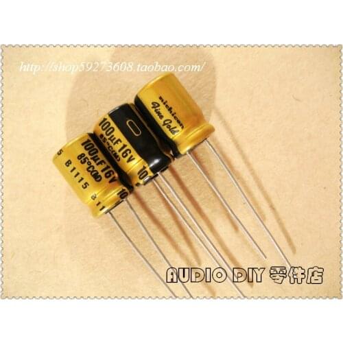 2018 hot sale 30PCS/50PCS Electrolytic Capacitor for 100uF/16V Audio for FG Series free shipping