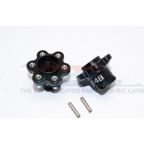 GPM ALUMINIUM 2.2 WHEEL HUB ADAPTERS (14MM THICKNESS) ECONOMY VERSION For AXIAL YETI SCORE AX90068 RC Upgrade