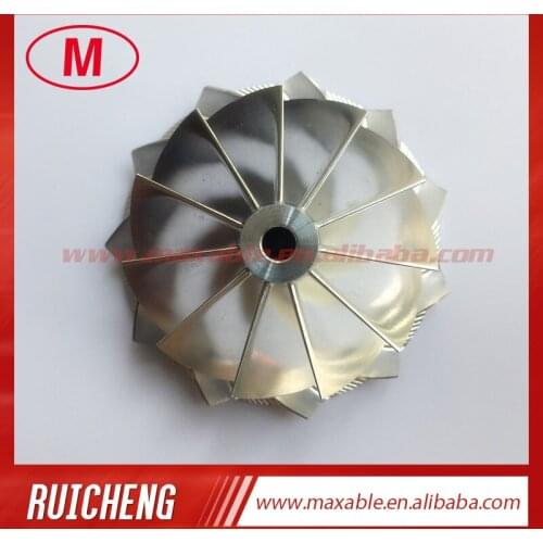 GT15-25 49.62/61.98mm 11+0 blades turbocharger billet/milling/aluminum 2618 compressor wheel