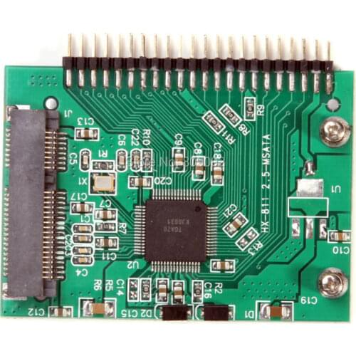 Mini PCI-e msata SSD 1.8 to IDE 2.5 inch 3V/5V 44pin Adapter Card msata PCI Express Sata Converter For Laptop Notebook