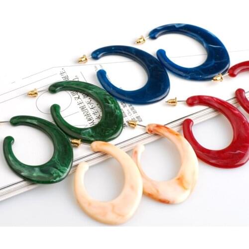 Fashion Design Bohemian Resin Dangle Brincos Jewelry New Arrive Hot Wedding Statement Drop Earring For Women Accessories