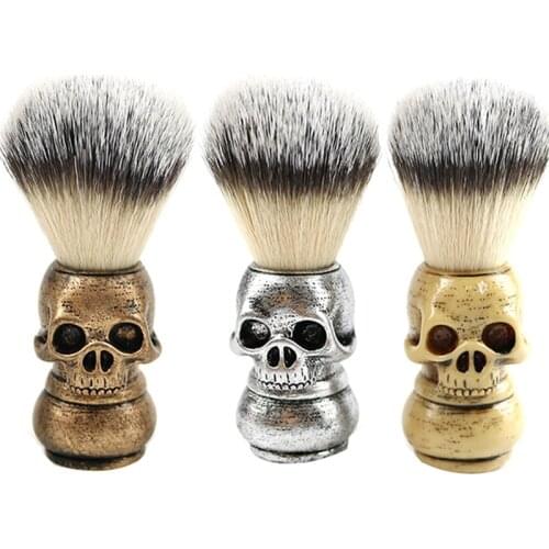 Man Beard Brush Hair Salon Barber Cleaning Hairbrush Soft Hair Nylon Creative Mustache Facial Cleansing Tools Shaving Brushes