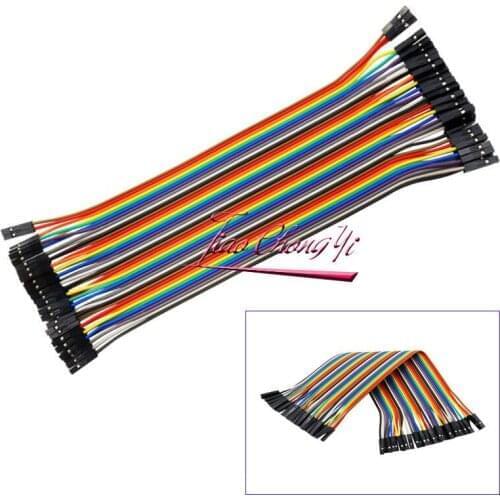 New Dupont Jumper 40pin 20cm Cable Female to Female Ribbon Wire Cord 1P-1P Connector