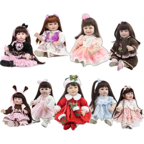 New 20-23inch reborn doll clothes for npk doll baby girl clothes doll dress accessories DIY reborn toddler dolls toys for kids
