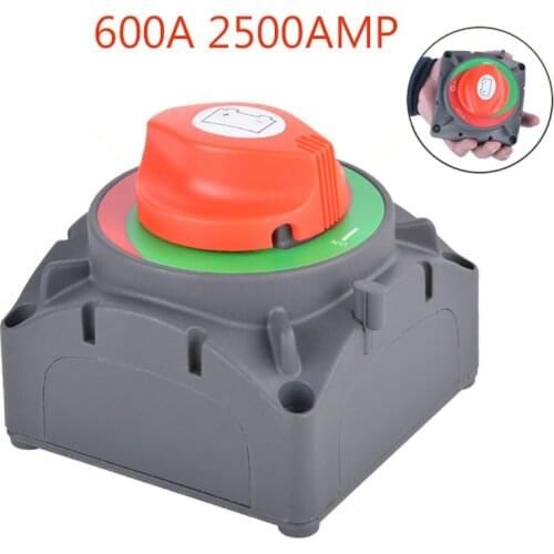 600A/2500AMP Battery Switches, 12 .36. 48V Battery Power Cut On/Off Master Switch Disconnect Isolator for Car, Vehicle, RV. Boat