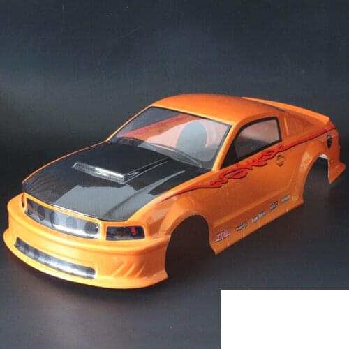 1:10 Flat Running Racing Car Shell Ford Mustang Muscle Suitable For Hsp 94122 94123