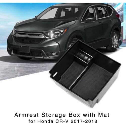 Armrest Storage Box Holder for Honda CR-V CRV 2017 2018 Central Console Glove Tray Interior Organizer