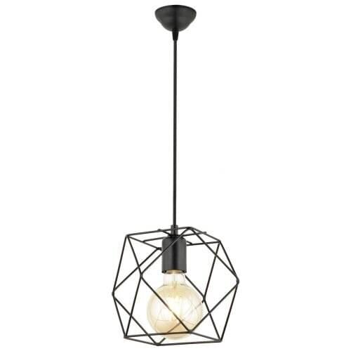 Alvina Lighting Kampiy Pendant Lamp Single Black Modern Chandelier