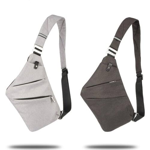 Fashion Mens Shoulder Bag Korean Style Casual Nylon Gun Bag Chest Bag Messenger Bag Mens Chest Bag cross body bags