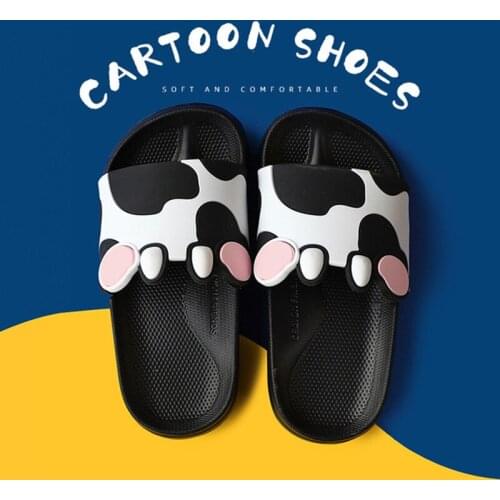 Children Cartoon Cow Baby Sandals For Home Use Indoor Antiskid Slipper For Boys And Girls In Summer kids slippers