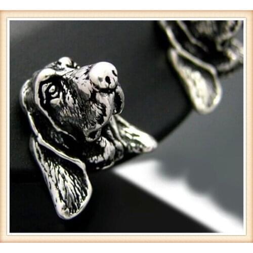New fashion wholesale retro hippie Basset Hound dog earring for women men Fashion animal earring for women men stud jewelry