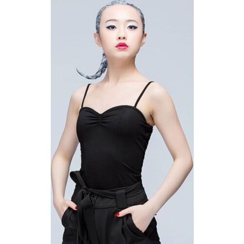 Latin Dance Women Dance Clothes Dance Top Ballroom Dance Latin Dance Top Latin Top Girl Black Latin Dance Top Women 2021 L307