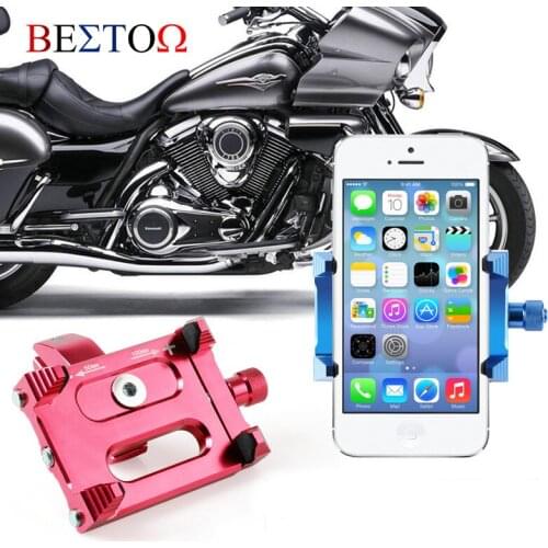 Universal Motorcycle 22MM-32MM Aluminum Alloy Mobile Phone Bracket Electric Vehicle Bicycle Riding Navigation Bracket