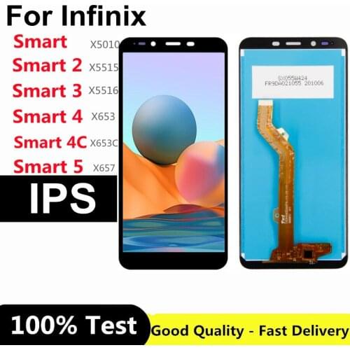 For Infinix Smart X5010 Smart 2 3 4 5 4C X5515 X5516 X653 X657 X653C LCD Display Touch Screen Digitizer full Assembly