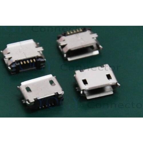 30 pcs/lot)SMT Type-B Micro USB Female Connector Receptacle, Commonly used in Phone circuit board