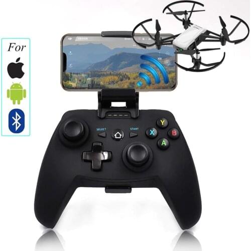 S1D Wireless Mobile Phone Controller Joystick for Tello/Spark Drone Remote Controller (for Apple/Android/Bluetooth System)