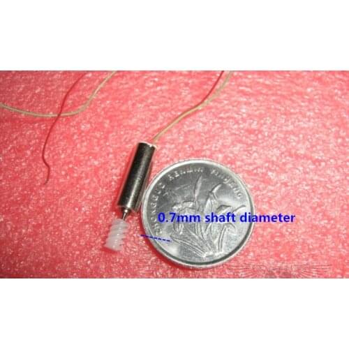 0.7mm shaft diameter Motor worm gear 0.3M plastic worm M0.3 For 4mm hollow cup motor